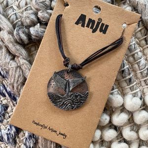 Anju Hancrafted Necklace with Whale Tail Pendant